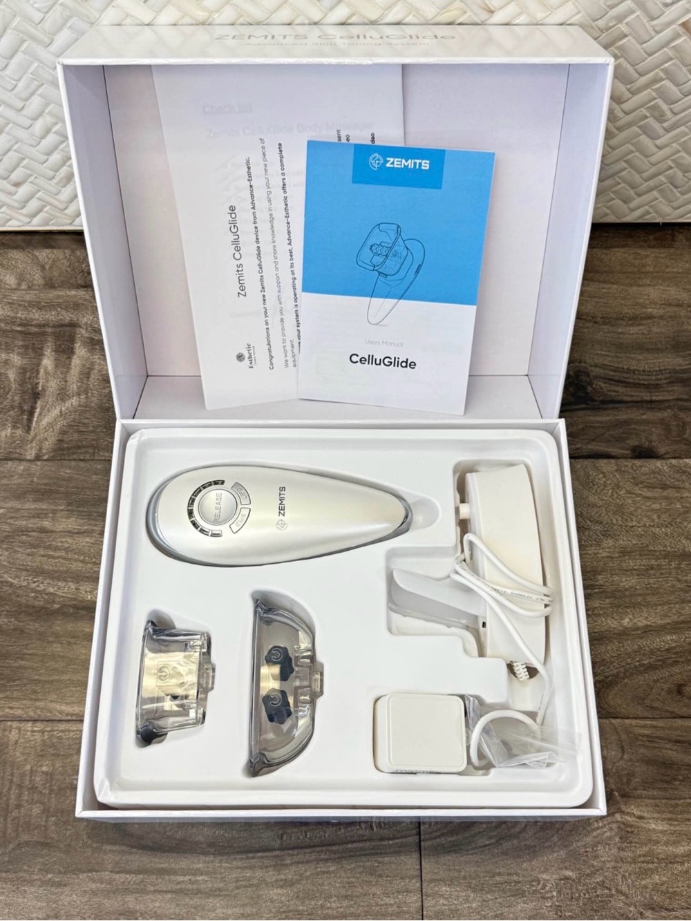 CelluGlide White Body Massage & Sculpting Device - Professional Home Use